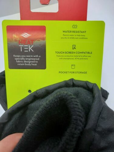 NWT Men's Tek Gear 3M Ski Gloves Thinsulate Tech Compatible Size L/XL Grey