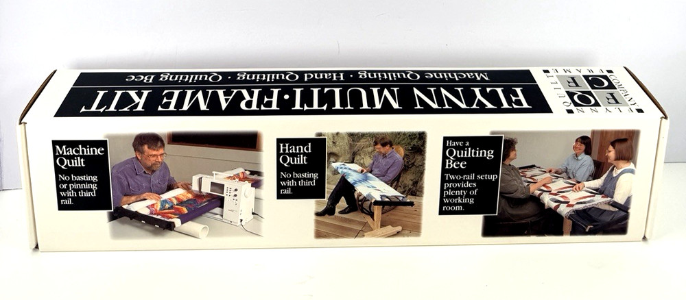 Flynn Multi-Frame Kit No Basting Machine Hand Quilt Quilting Bee