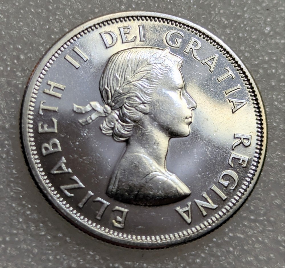 1963 50 Cents Canada 80% Silver Proof Like #117