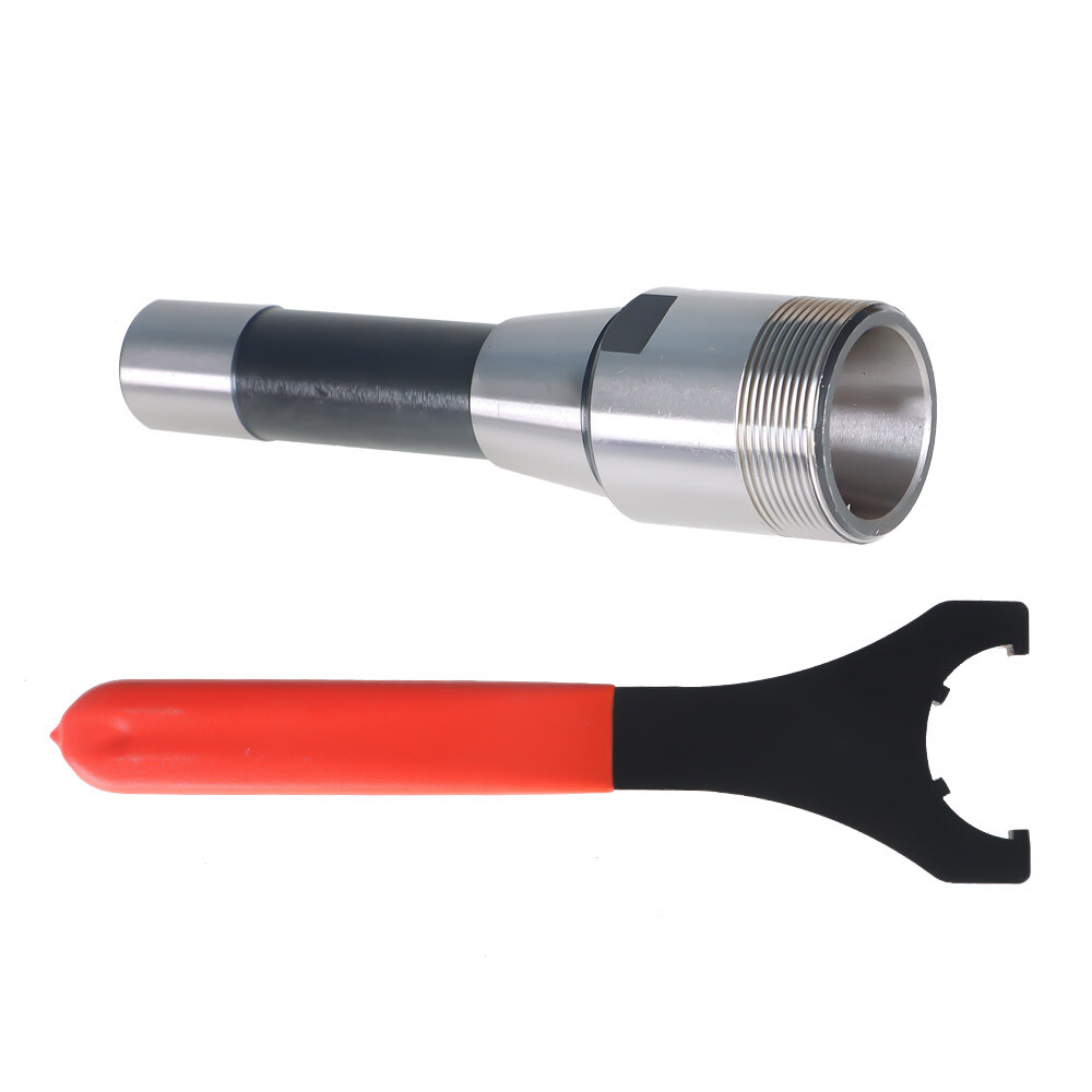 R8 7/16" Thread Collet Chuck Holder Fixed CNC Lathe+25-45 Spanner ER32