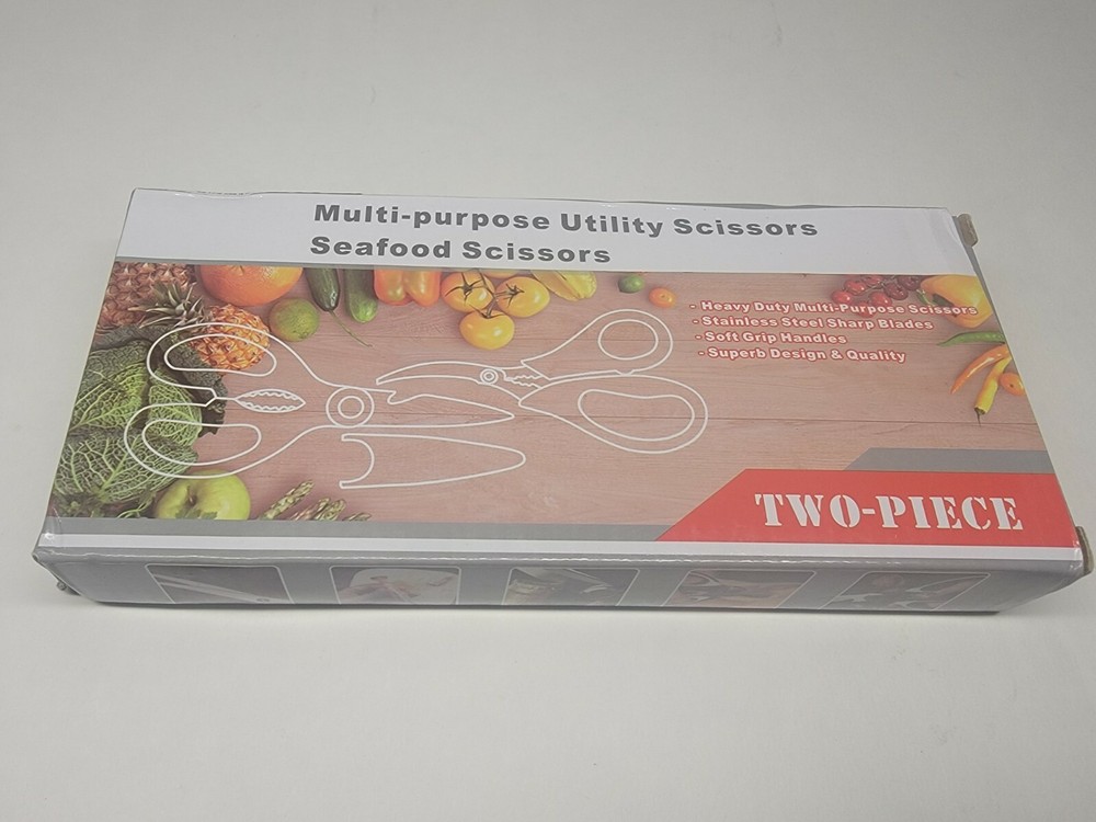 MAIRICO Multi-Purpose Utility Scissors & Seafood Scissors