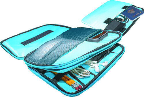 Maxell 199508 DL-CP1 Storage Case Double Layer, Soft-Sided, Zippered (Blue) [New