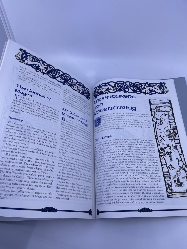 Cormyr Dungeons & Dragons Forgotten Realms TSR 9410 Source book Module W/ MAP
