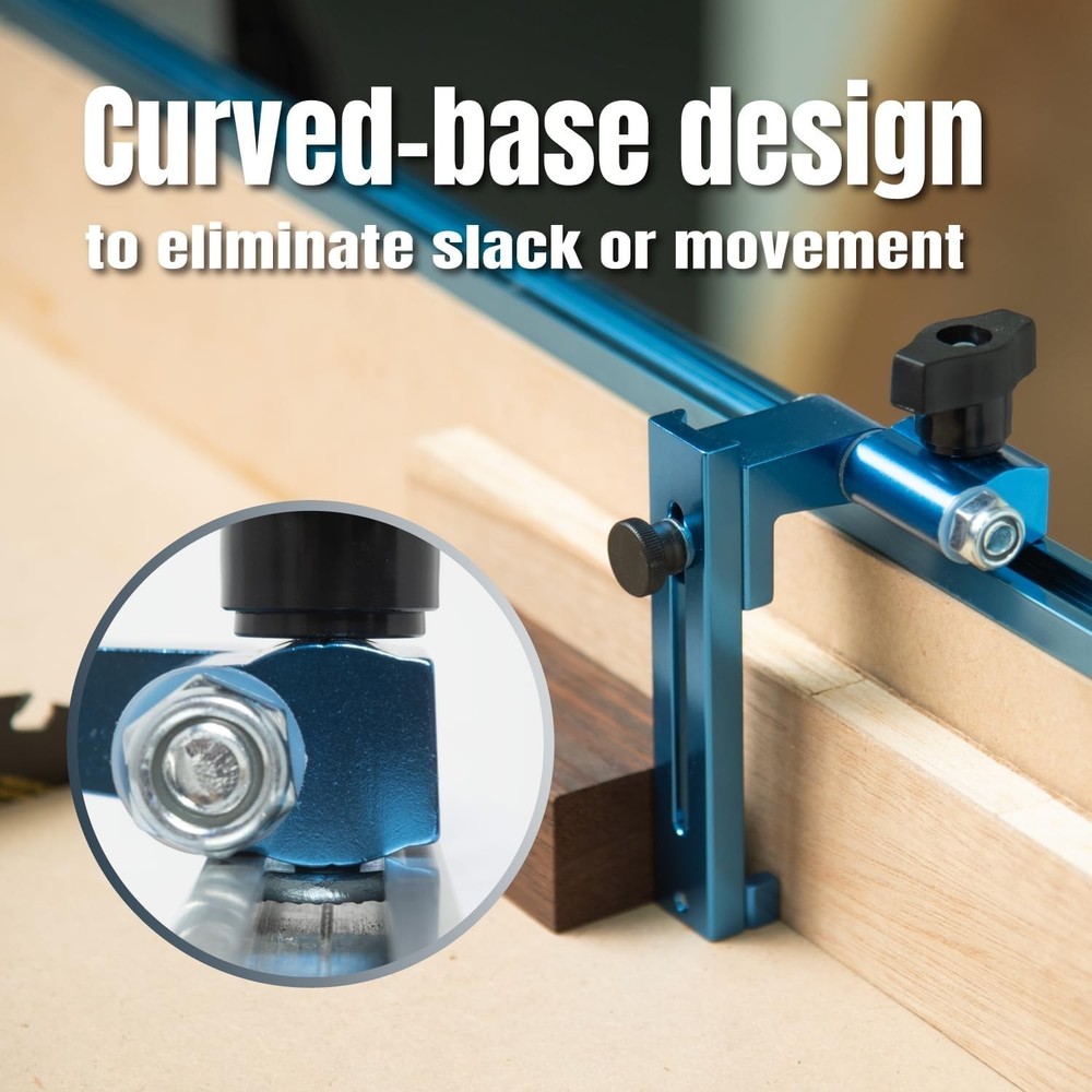 1" to 3-1/2" Adjustable Flip Stop - Precision Cutting Tool for Woodworking