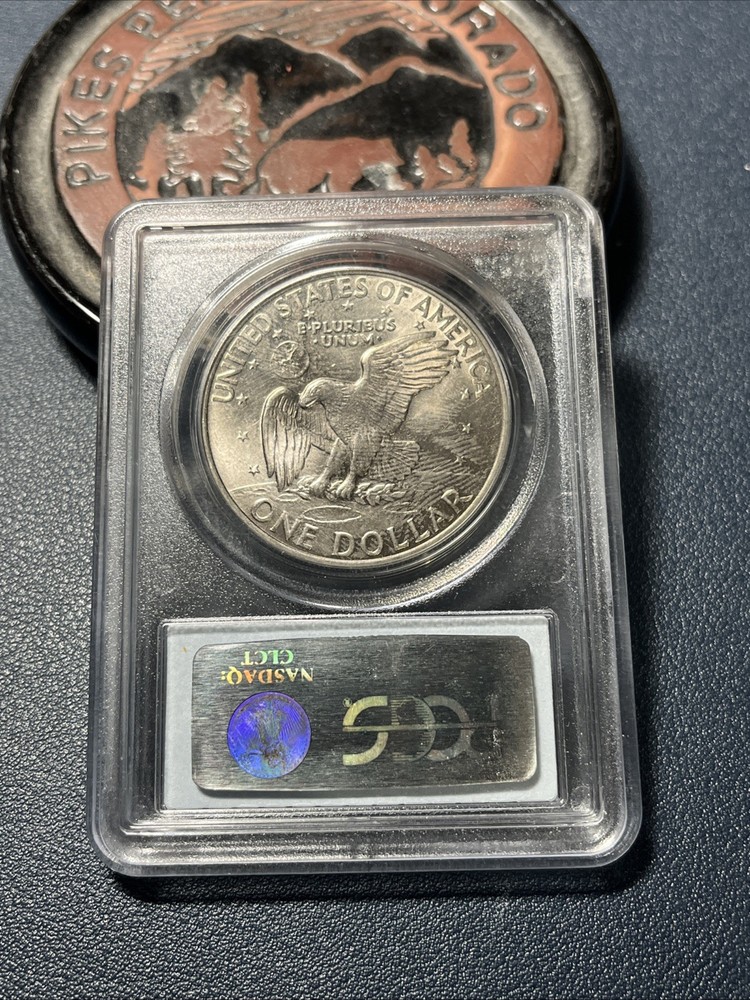 1971-D $1 EISENHOWER IKE DOLLAR "CLAD" DENVER MINT PCGS MS65