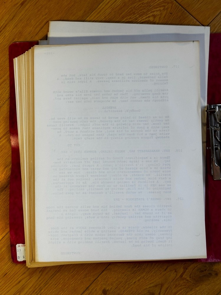 Michael Cimino Original Production Shooting Script For HEAVEN’S GATE 1979