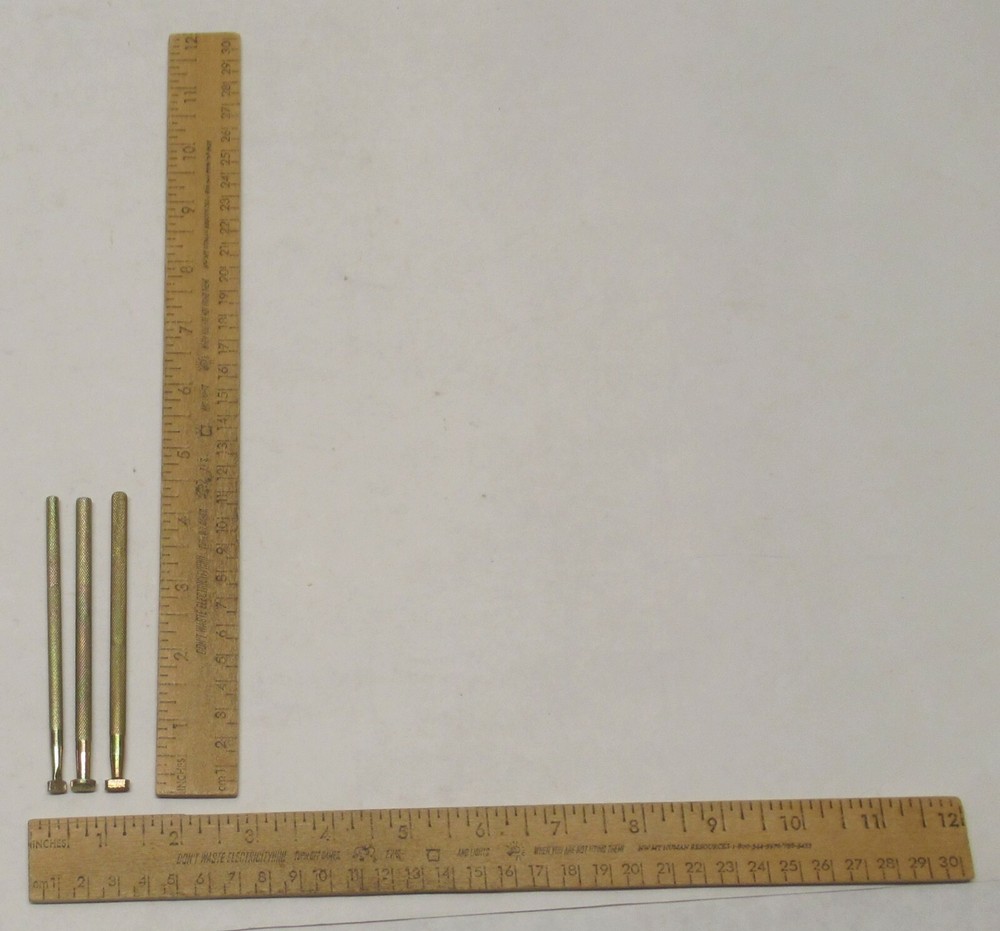 3 LEATHER STAMPING TOOLS - As Is / unmarked