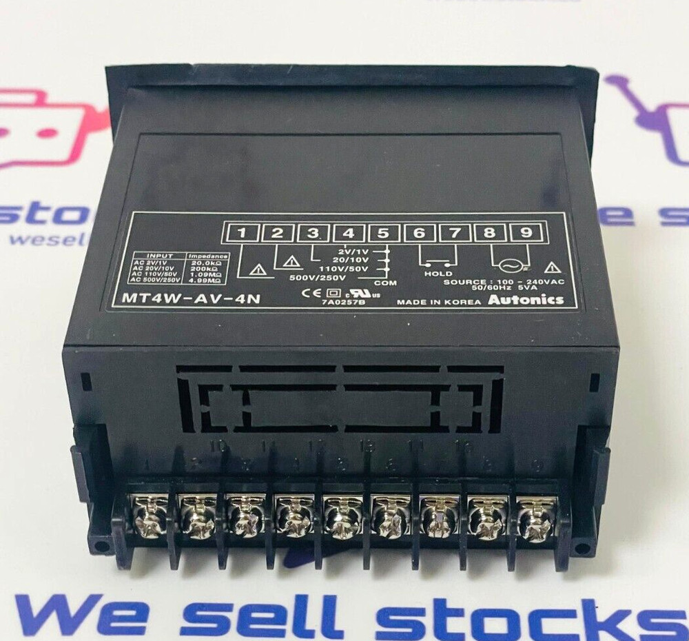 AUTONICS MT4W-AV-4N Digital Panel Meter