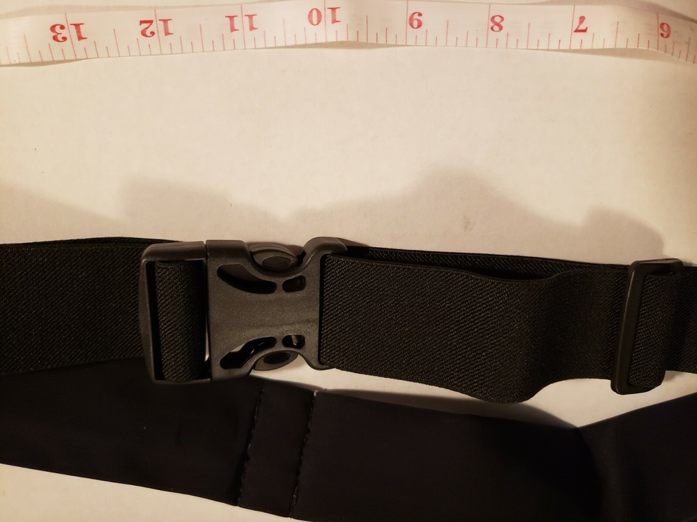 Reflective Running Belt With Double Zip Pouches
