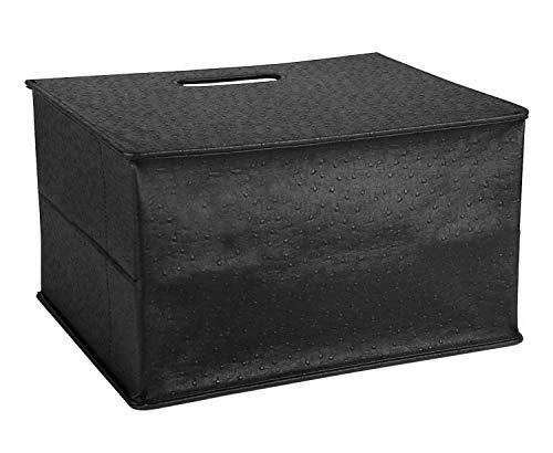 HofferRuffer Magazine Basket Holder, Foldable Magazine Rack, Document File