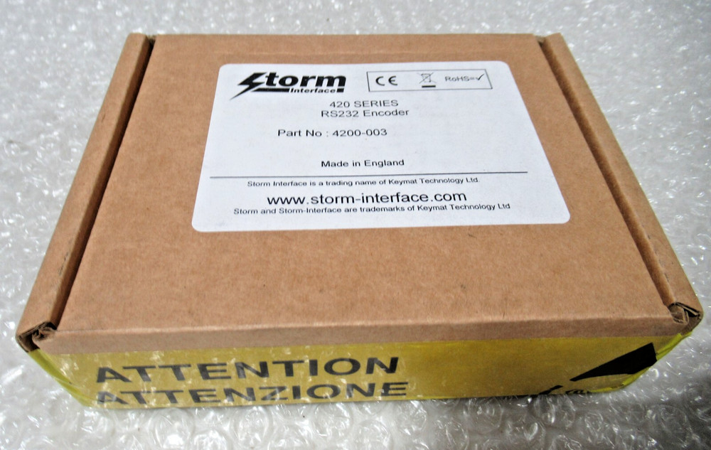 Storm 420 Series RS232 Encoder 4200-003 *BRAND NEW*
