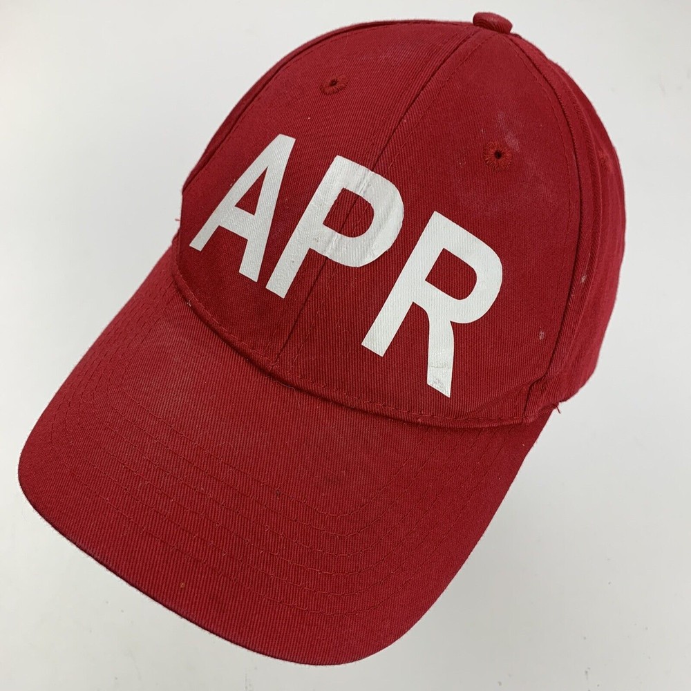 APR Red Youth Ball Cap Hat Adjustable Baseball