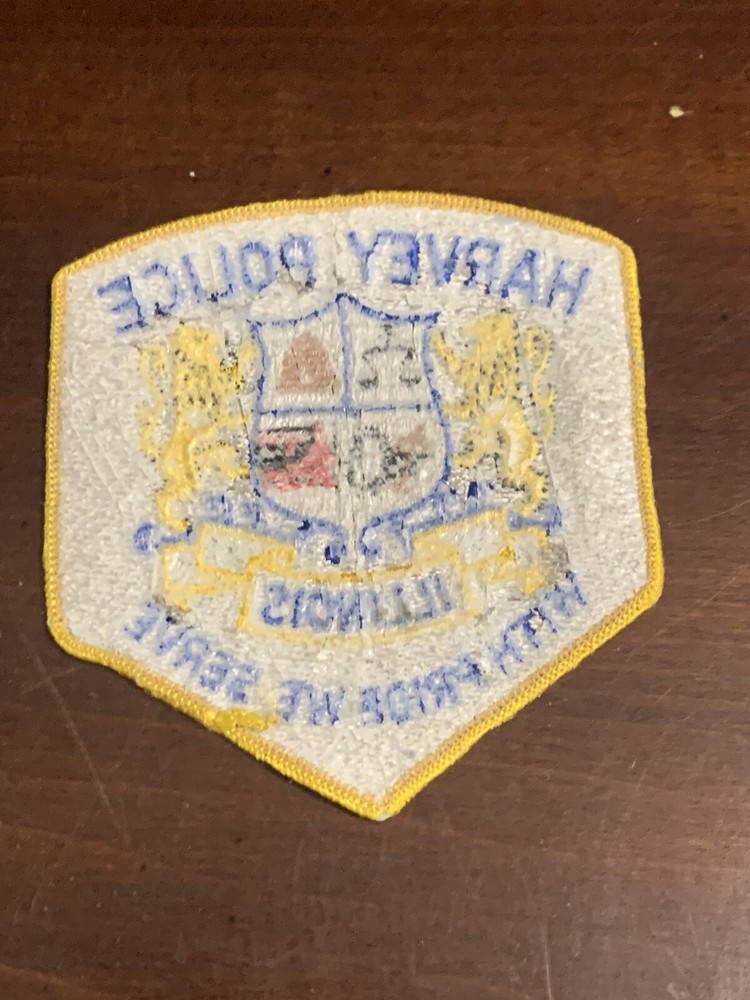 HARVEY ILLINOIS POLICE SHOULDER PATCH IL