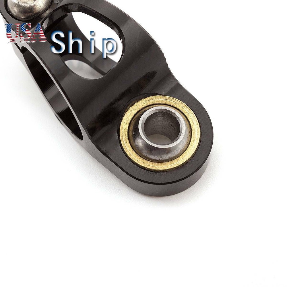 CNC Grey Universal Steering Damper Motorcycle Stabilizer Linear Reversed Control