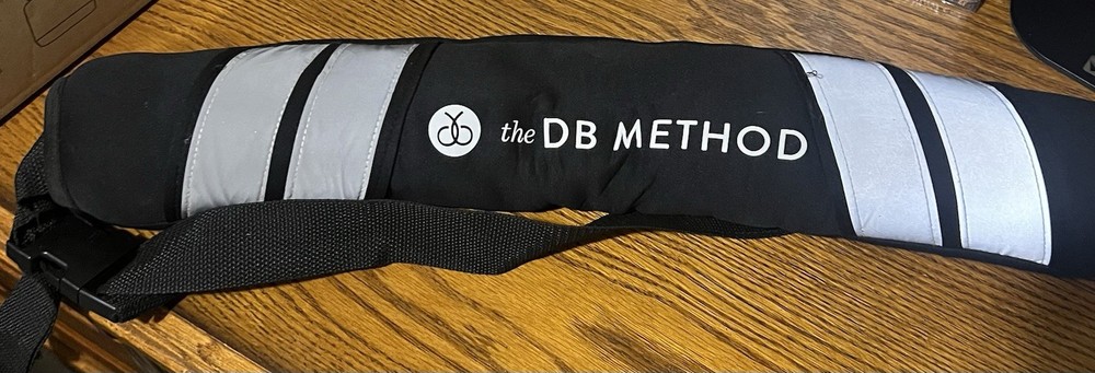 The DB Method Dream Weighted Belt 10 LB Adjustable Workout Band Black