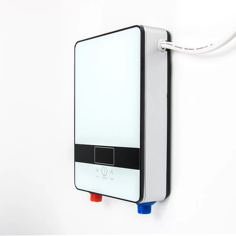 Instant Electric Water Heater 6500W 220V Thermostat Flow Heater Bathroom Heating