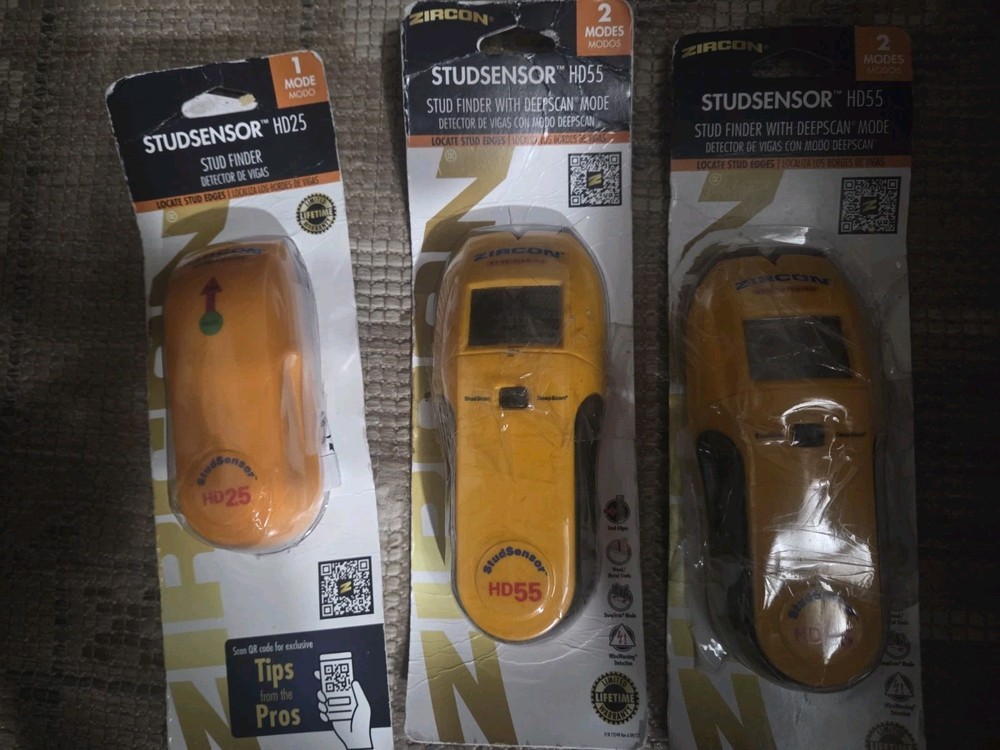 Zircon Studfinder Lot Of 3 Tested