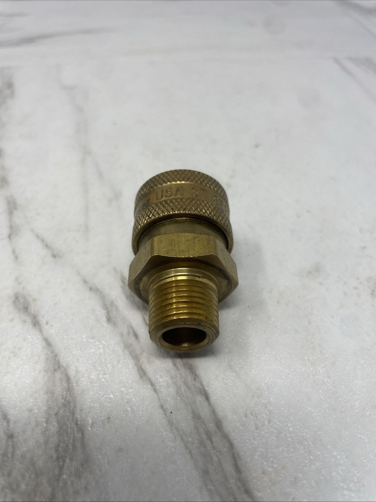 PARKER BST-3M Hydraulic Quick Connect Hose Coupling, Socket, ST Series 3/8 in.