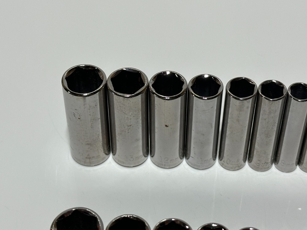 NEW Craftsman Tools USA 54pc 1/4” Drive Metric & SAE Deep & Shallow Socket Set