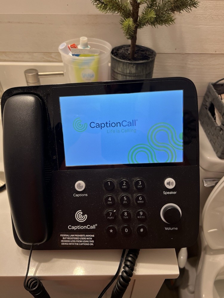 CAPTION CALL SCREEN PHONE 67TB FOR HEARING IMPAIRED CAPTION