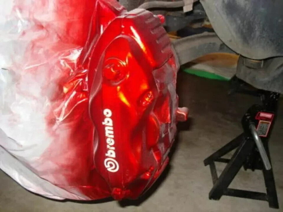 Red Anodized Coating Spray Gloss Brake Engine Custom Caliper Paint High Temp
