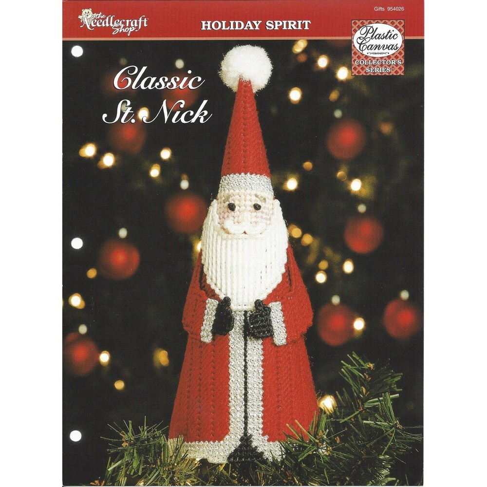 Classic St. Nick Plastic Canvas Pattern The Needlecraft Shop