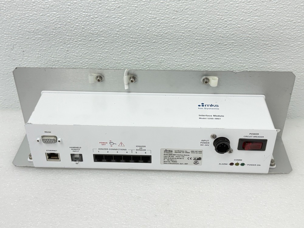 Pre Owned | MKS 5200-IM6T V3.0 Interface Module Only - White