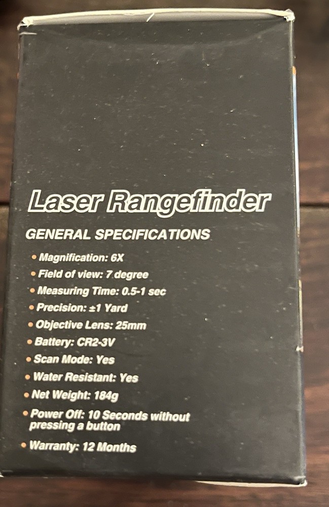Bozily Laser Rangefinder 6x Magnification