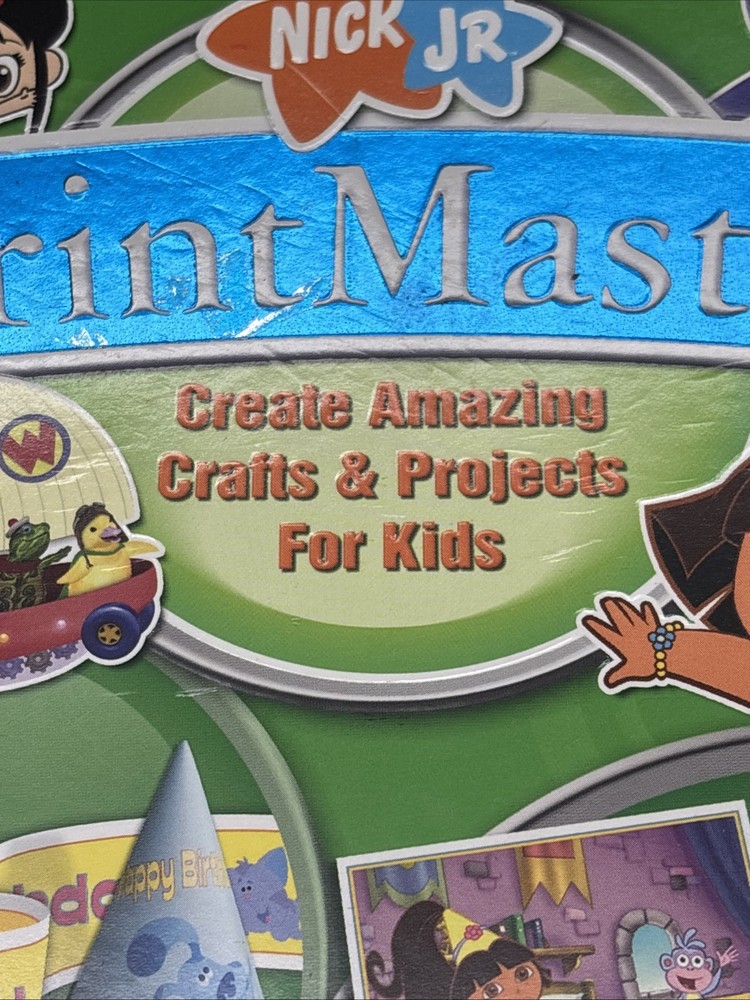 Broderbund Print Master Nick Jr. Edition. New