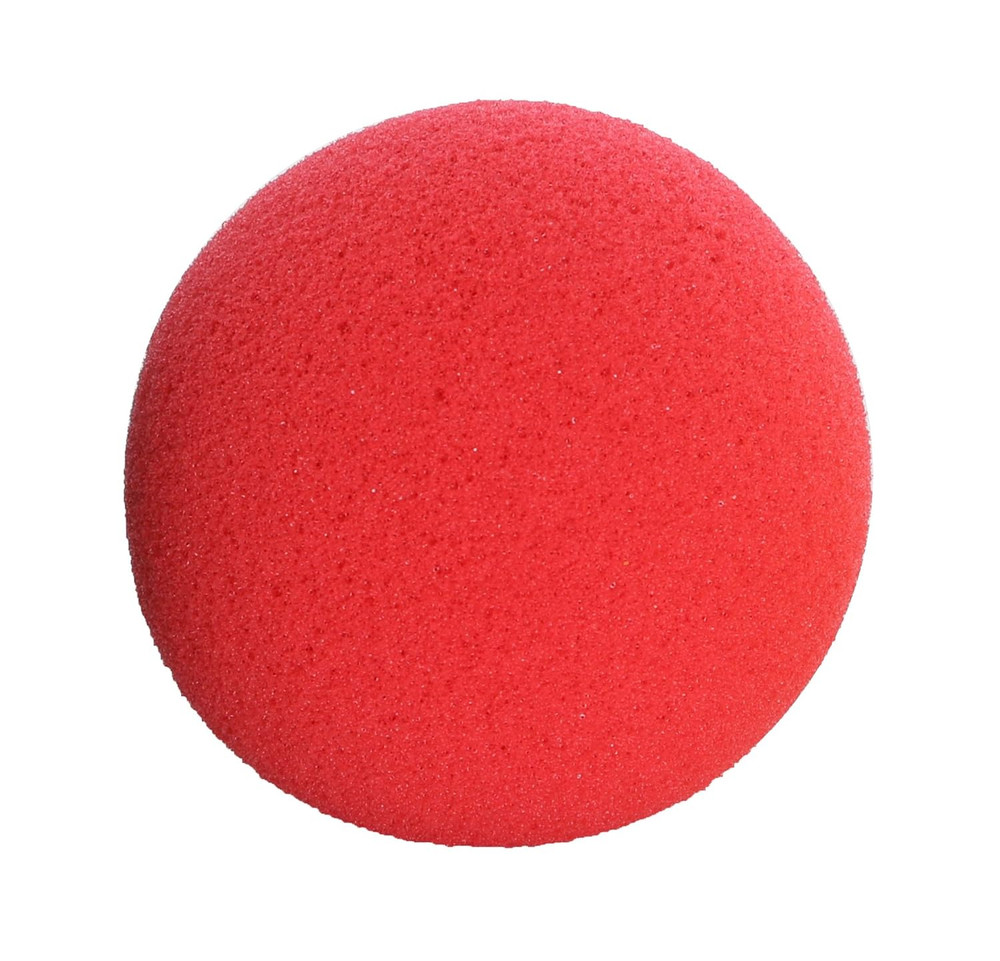 Memory Foam Ball 2.5 Inch Red Easy