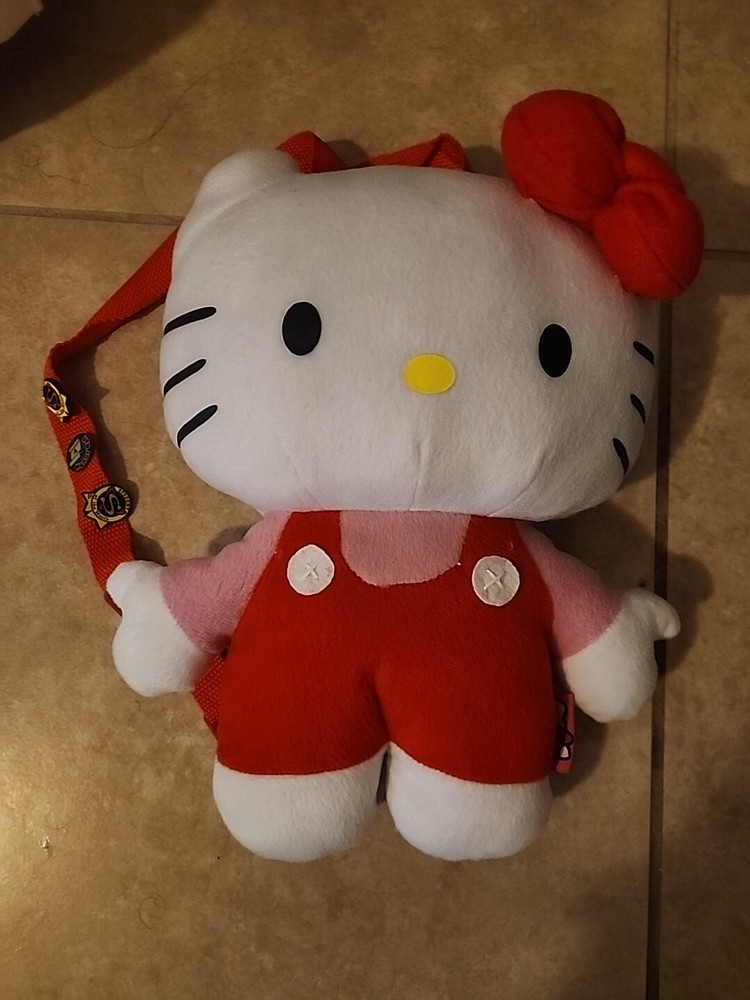 Hello Kitty Plush Backpack 15"