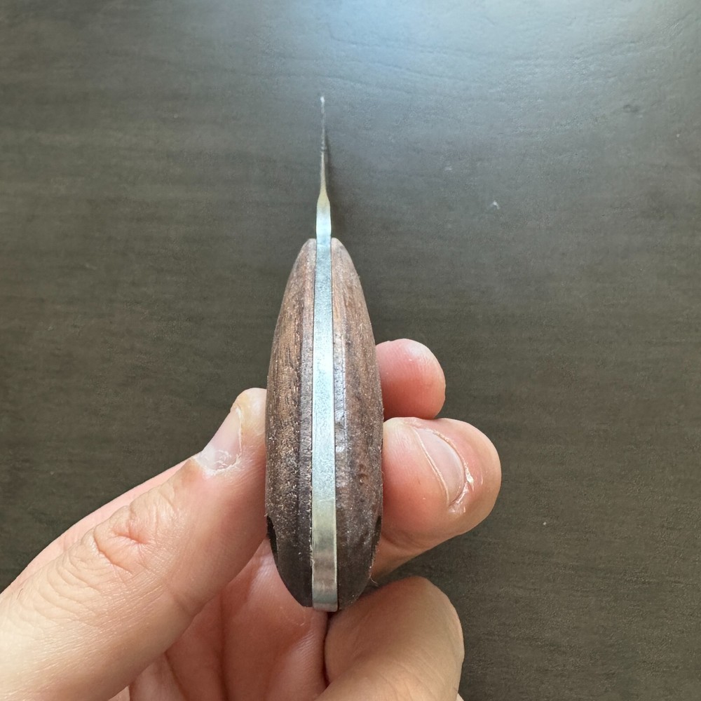 Walnut scales for ESEE Sencillo knife