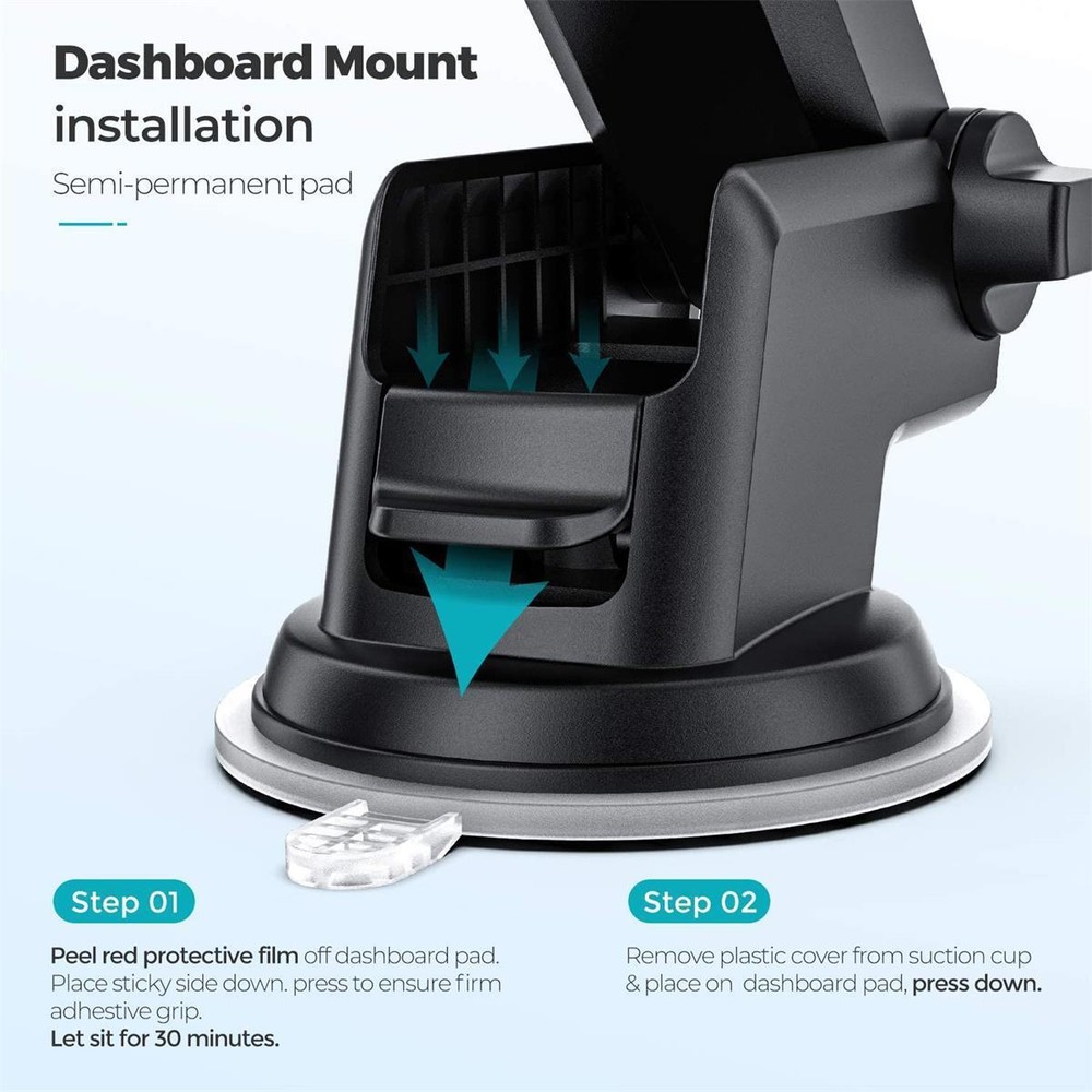 Universal Car Phone Holder Dashboard Windshield Car Mount For Mobile GPS