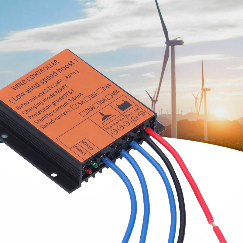 800W MPPT Wind Generator Charge Controller Battery Boost Regulator 12V 24V
