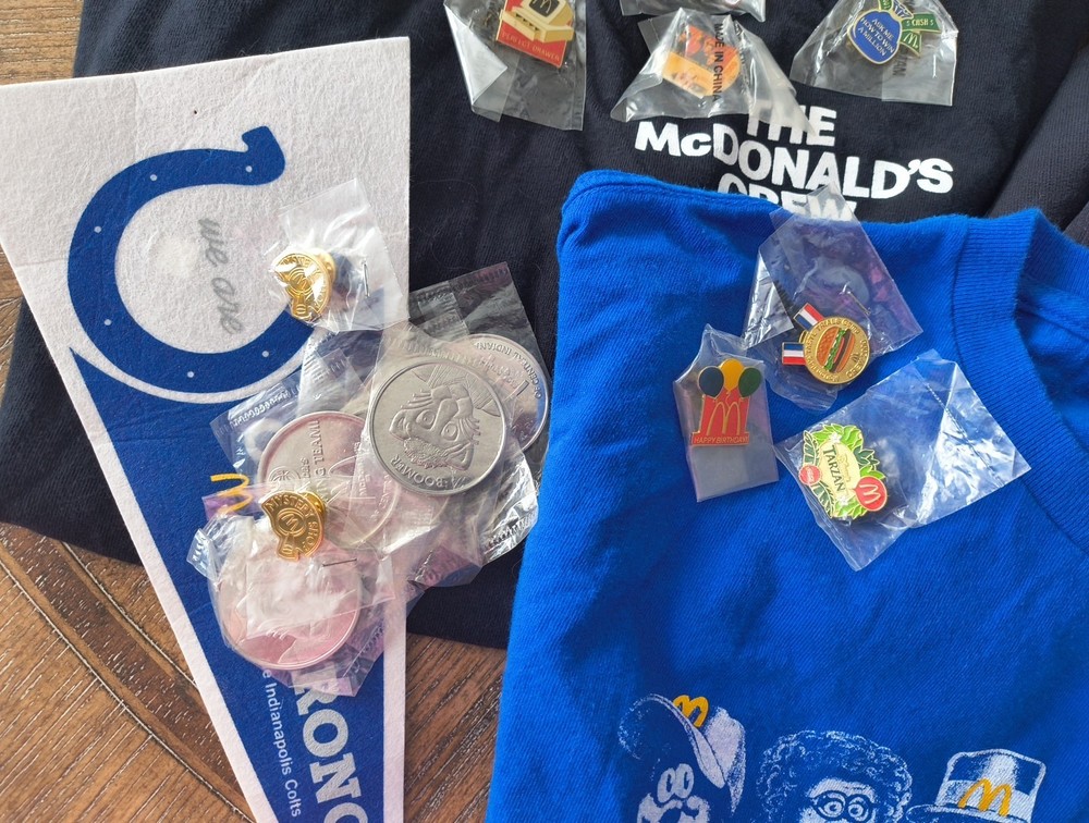 Lot 3 McDonald's Employee/Misc Bundle Pins