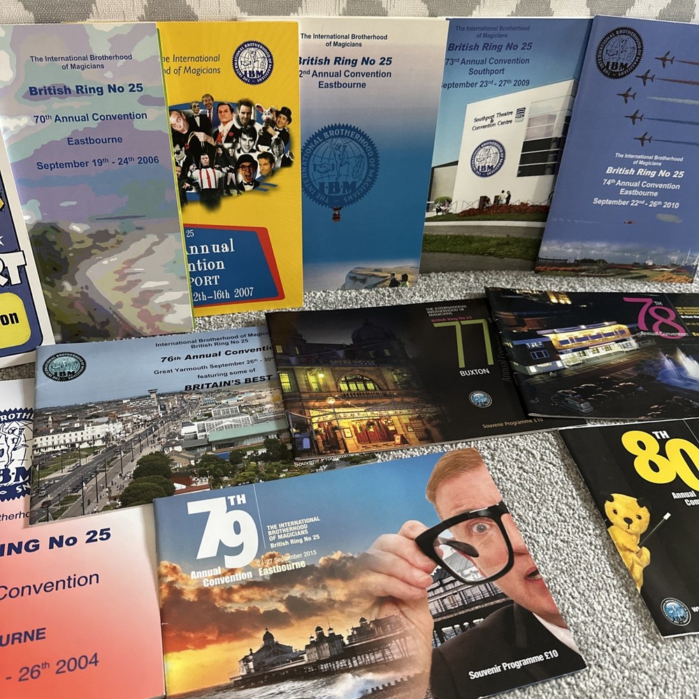 12x IBM magic Convention 2004-2016 Programs