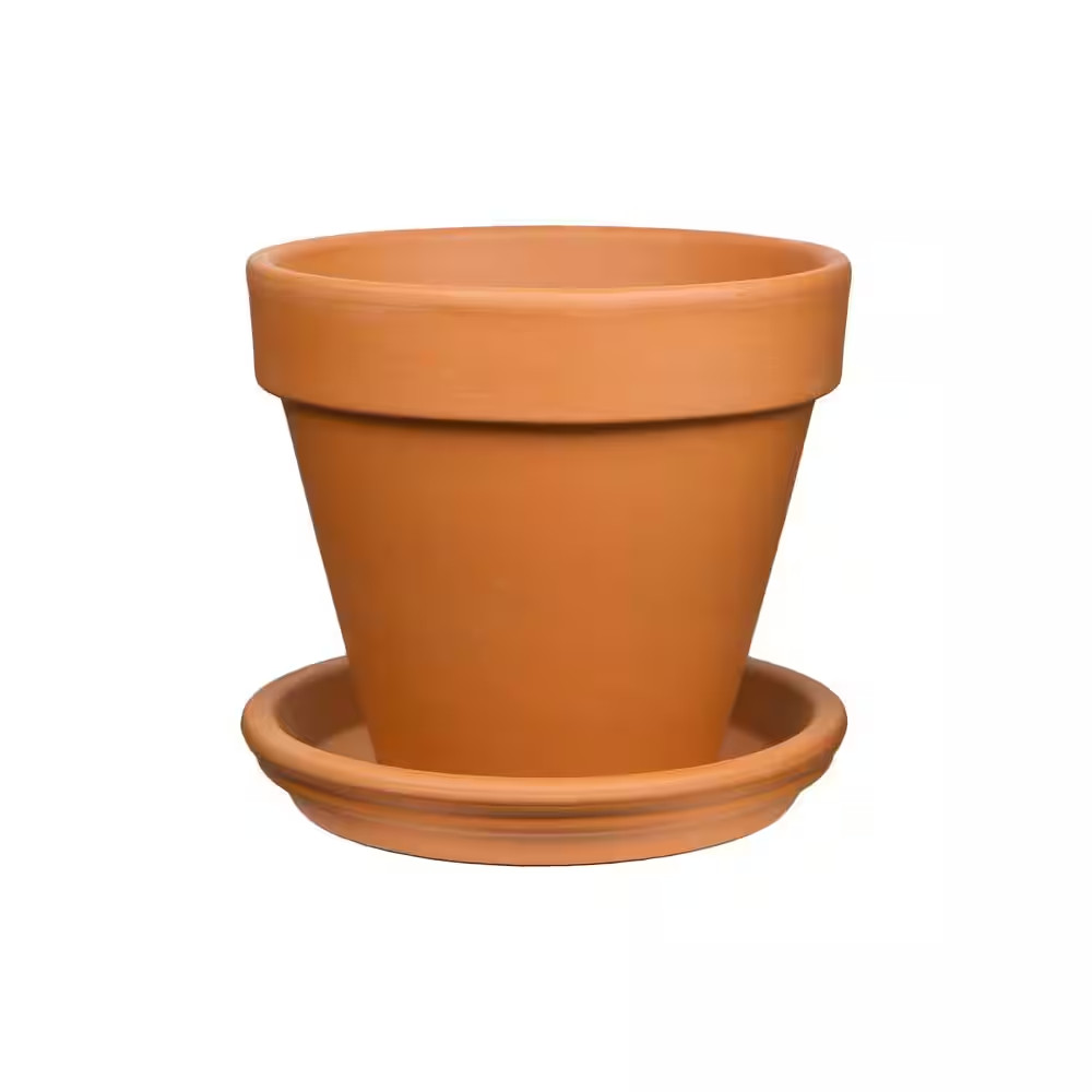 10 In. Medium Terra Cotta Clay Saucer