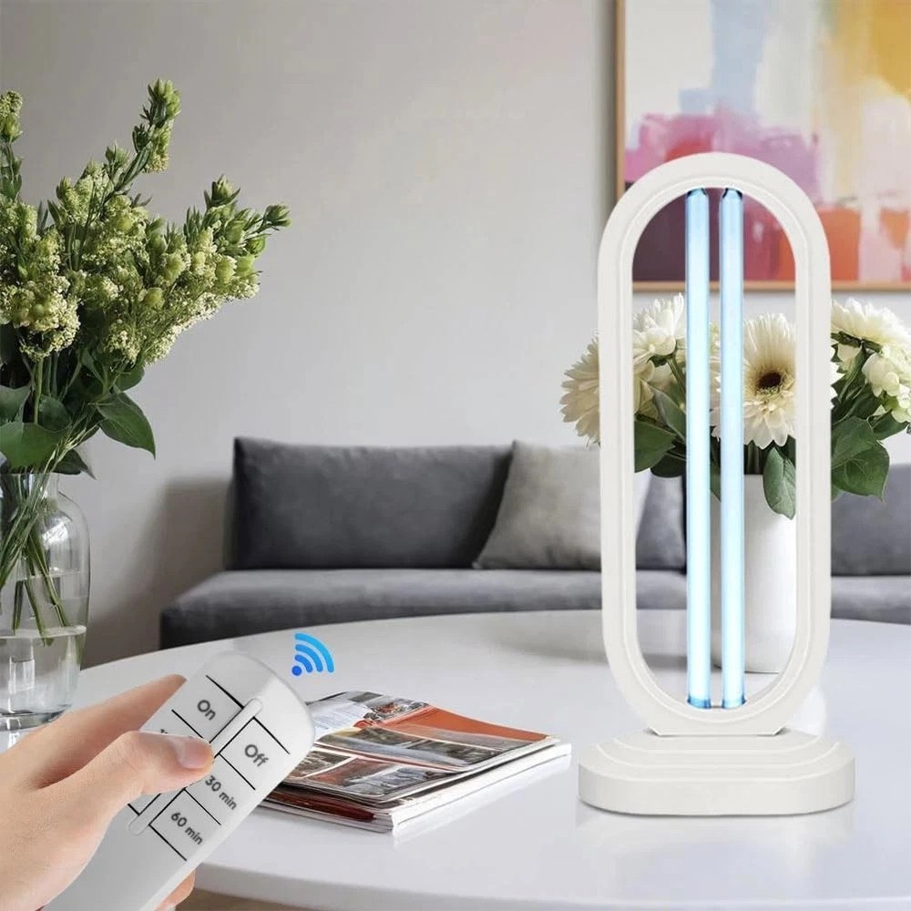 Ultraviolet Sterilization Germicidal Light Home 38W 110V White ABS Lamp