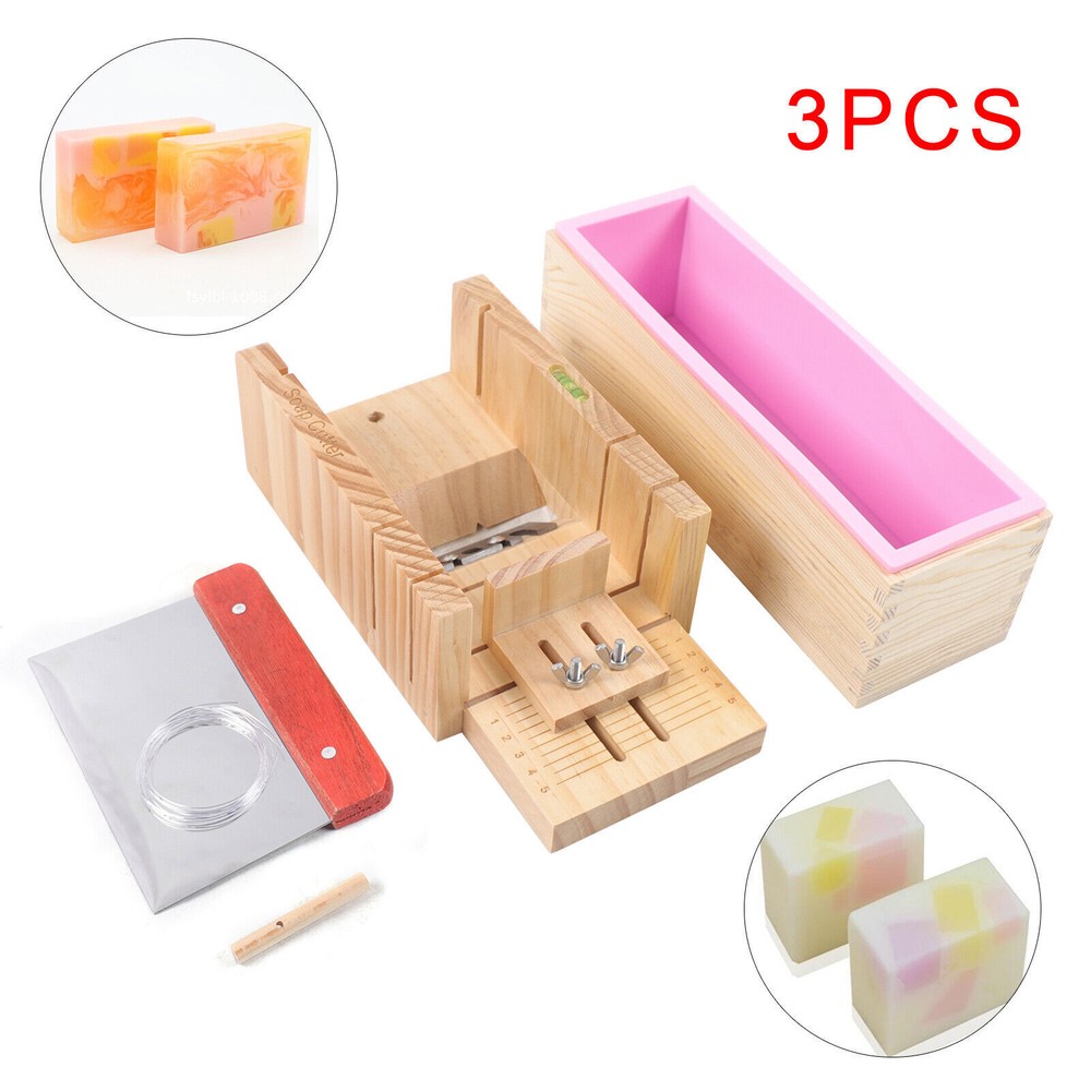 Pro Soap Making Supplies Kit 3Pcs/Set Soap Tools Cakes Mold Handmade DIY Tool US