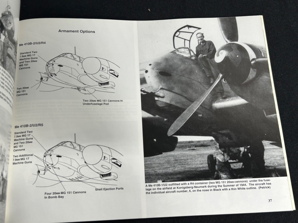 Messerschmitt Me 210/410 In Action Book