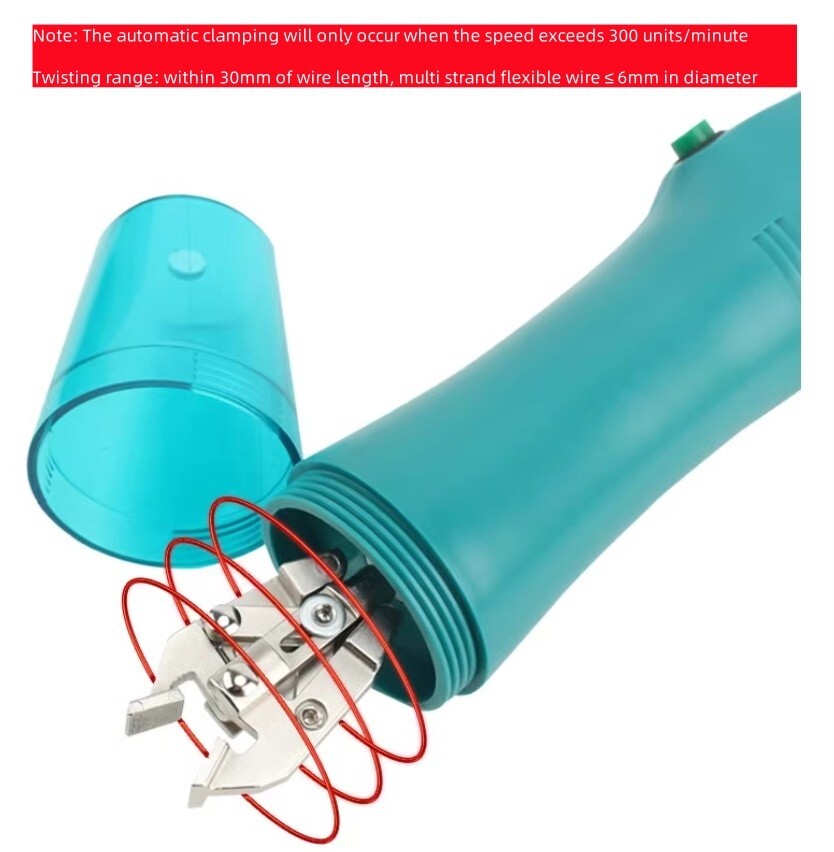 Handheld desktop dual-purpose electric twisting machine with adjustable speed