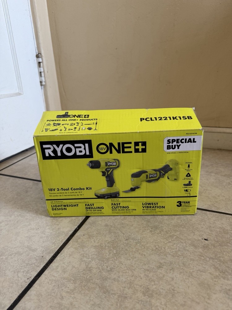 Ryobi ONE+ Combo Kit – Cordless Drill + Multi Tool