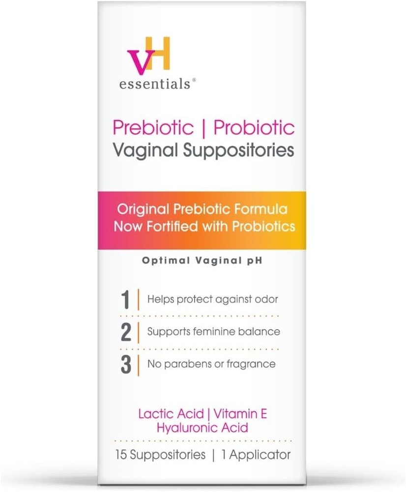 Naturally Protect Against Odor with pH Balanced Vaginal Suppositories – 15 Pack