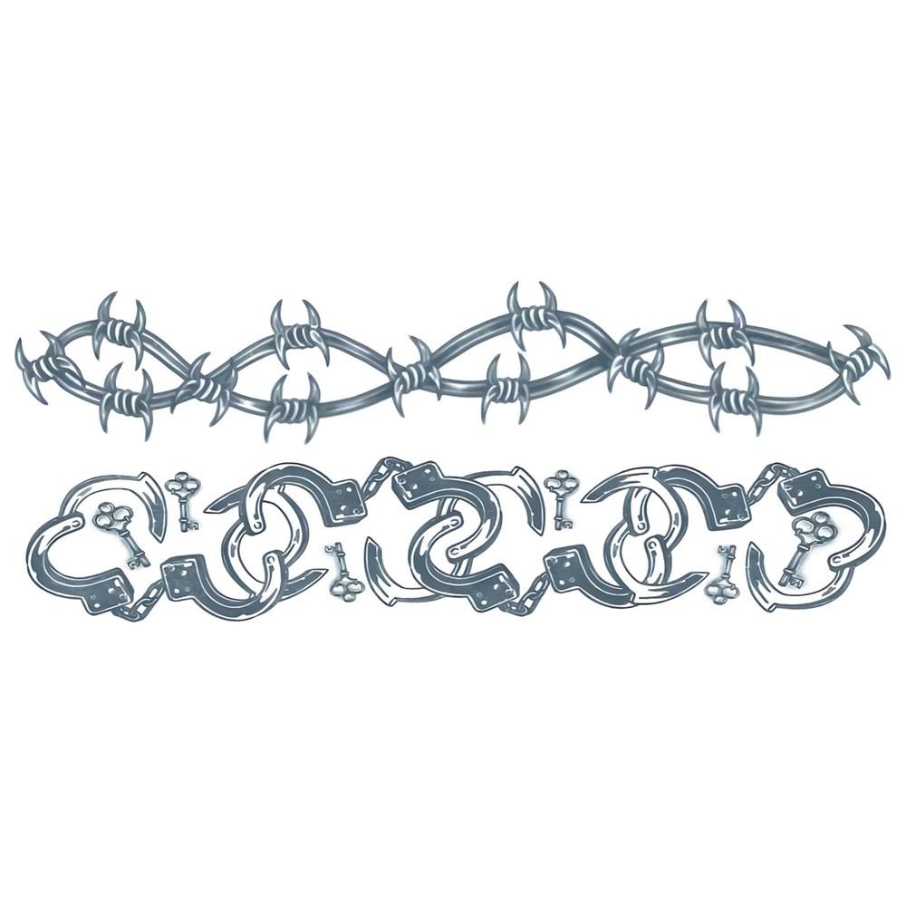 Cuffed Body Band Tattoo Costume Accessory