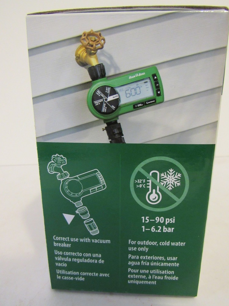 Rain Bird Easy-to-Program Hose End Sprinkler Timer Digital Automatic Watering