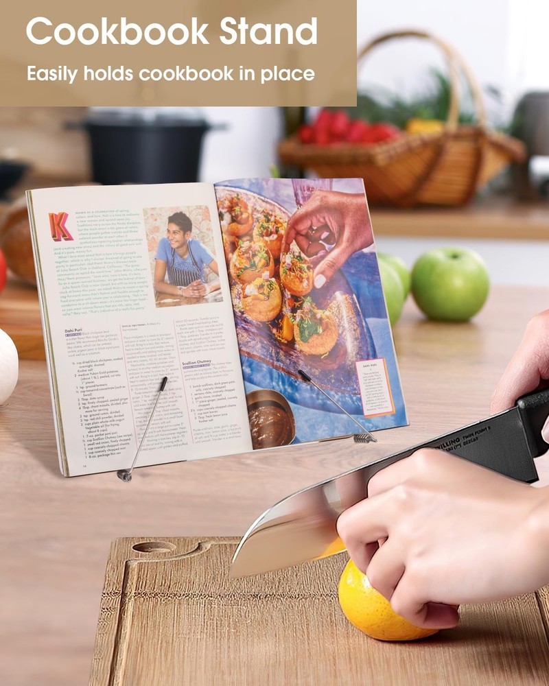 Desk Book Stand, Reading Rest Holder, Angle Adjustable for Textbooks, Documen...