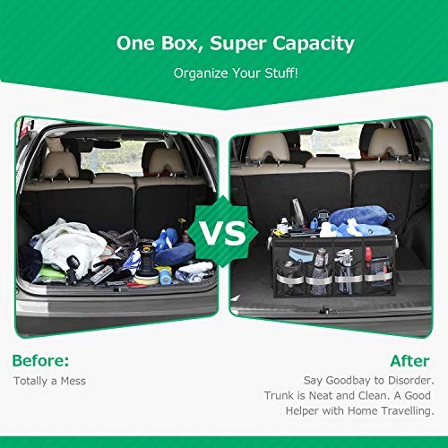 Trunk Organizer Cargo Organizer Trunk Storage Waterproof Collapsible Durable