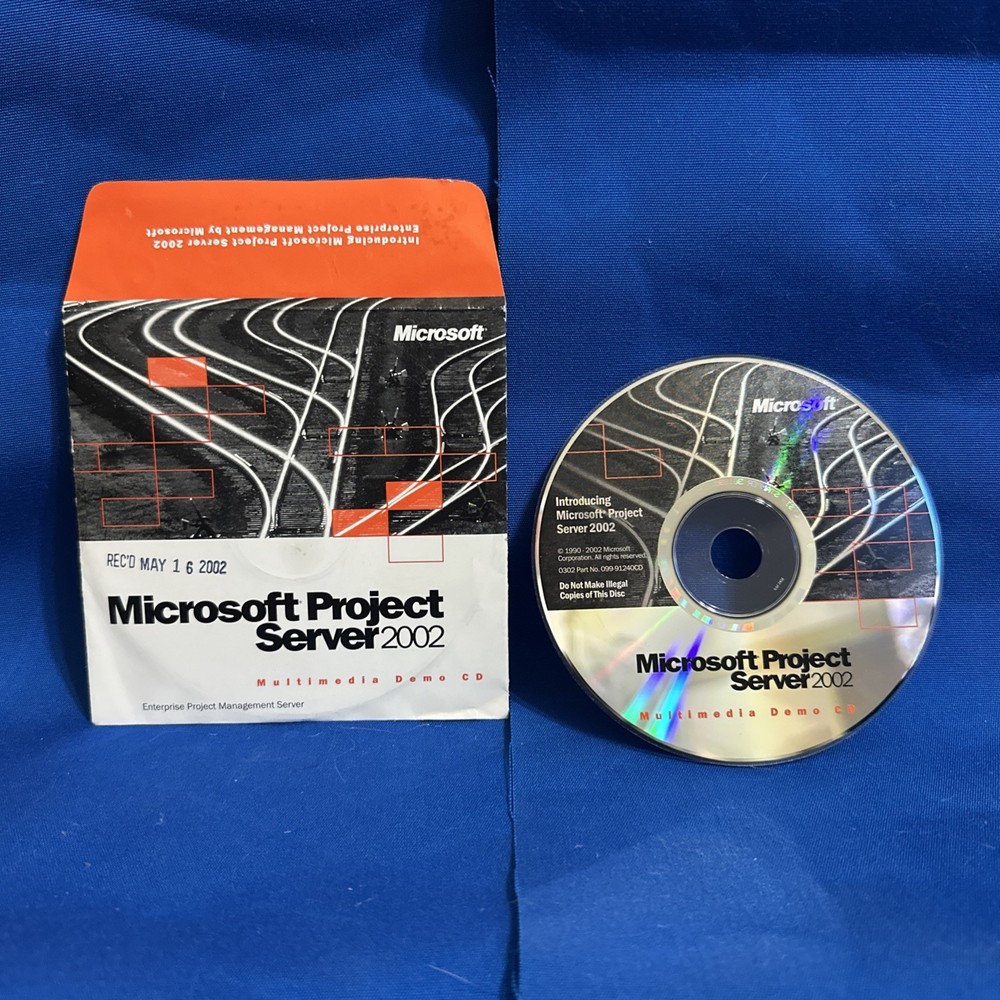 Microsoft Project Server 2002 Multimefia Demo CD