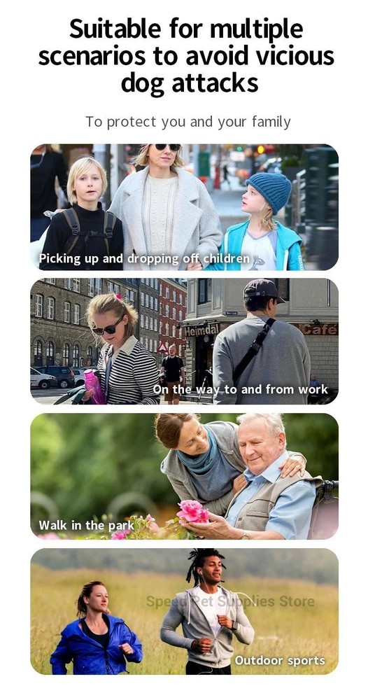 Rechargeable Ultrasonic Dog Bark Control Training Repeller LED Flashlight 🐕