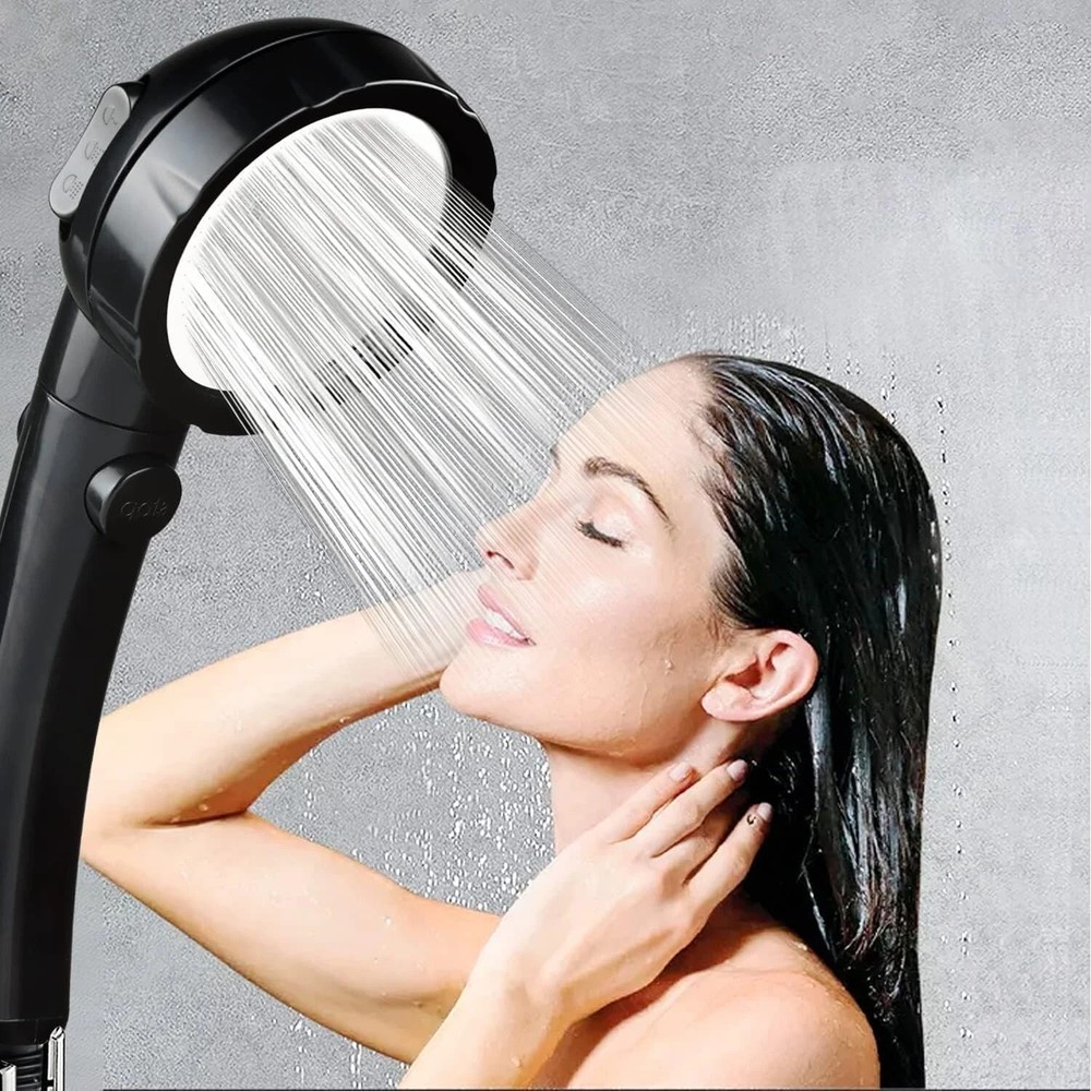 High Pressure Water Saving 3 Mode with ON/Off Pause Function Handheld Showerhead